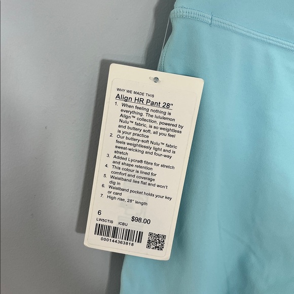 Lululemon Align High Rise Pant 28” - Picture 12 of 12